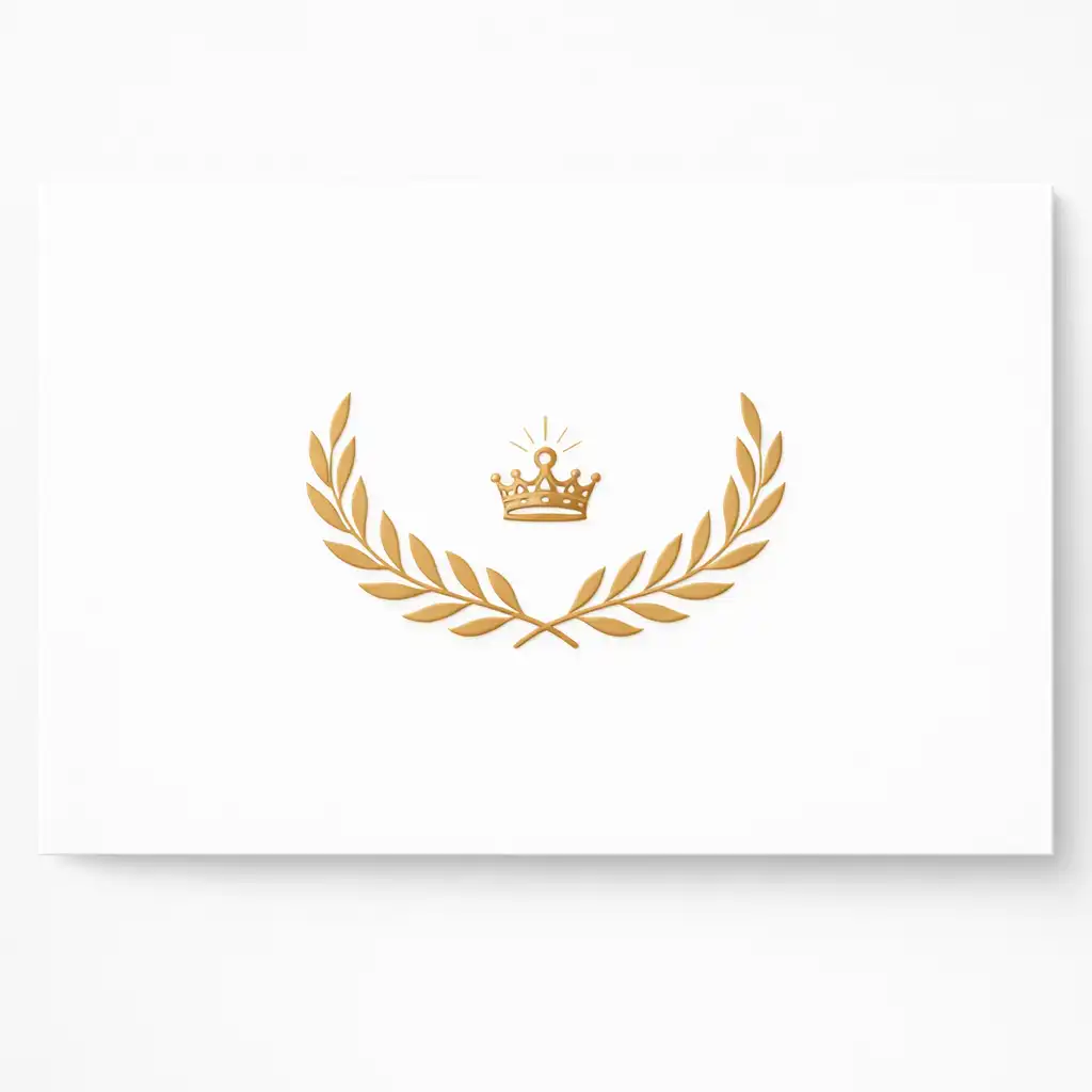 Minimalista arany kártya